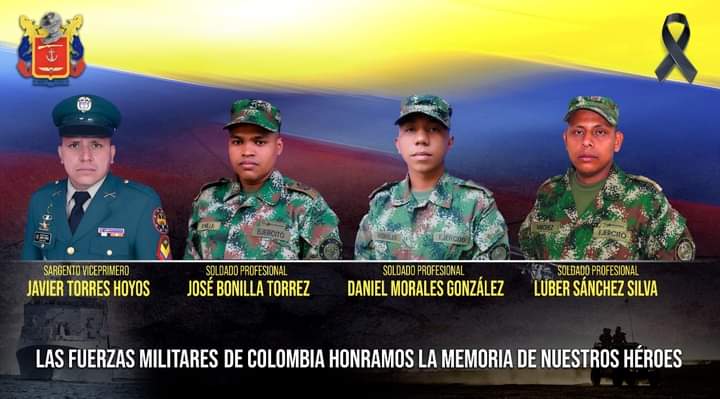 Cuatro militares muertos y varios heridos en emboscada en Uribe Meta
