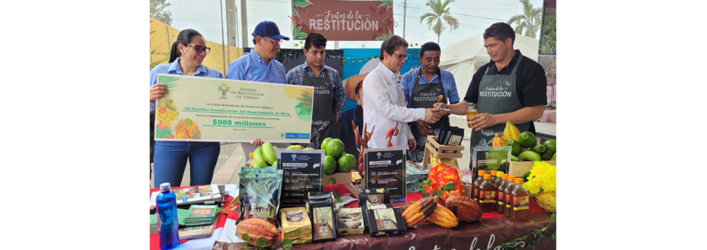 29 familias restituidas del Meta recibieron $988 millones para implementar proyectos productivos en el actual gobierno