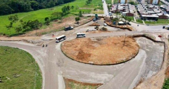 Así avanza construcción de la glorieta de La Madrid en Villavicencio