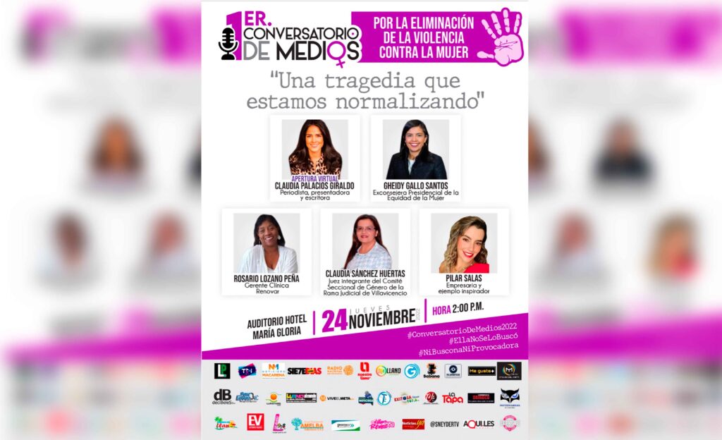 Medios de comunicación se unen en Primer Conversatorio por la Eliminación de la Violencia contra la Mujer